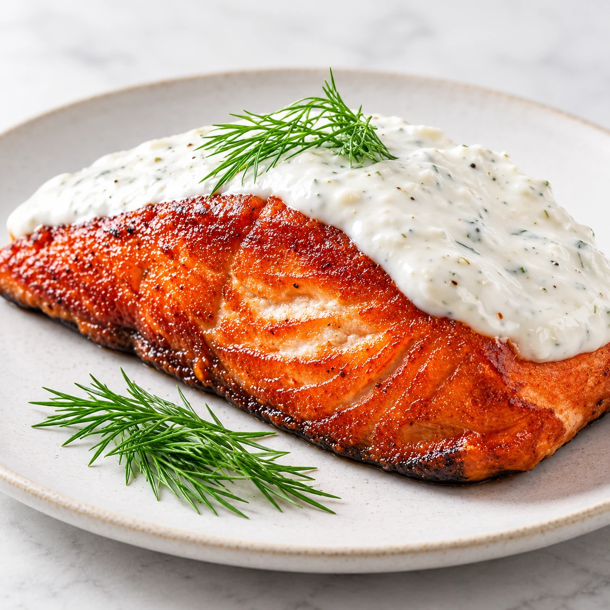 Seared Salmon · Styled