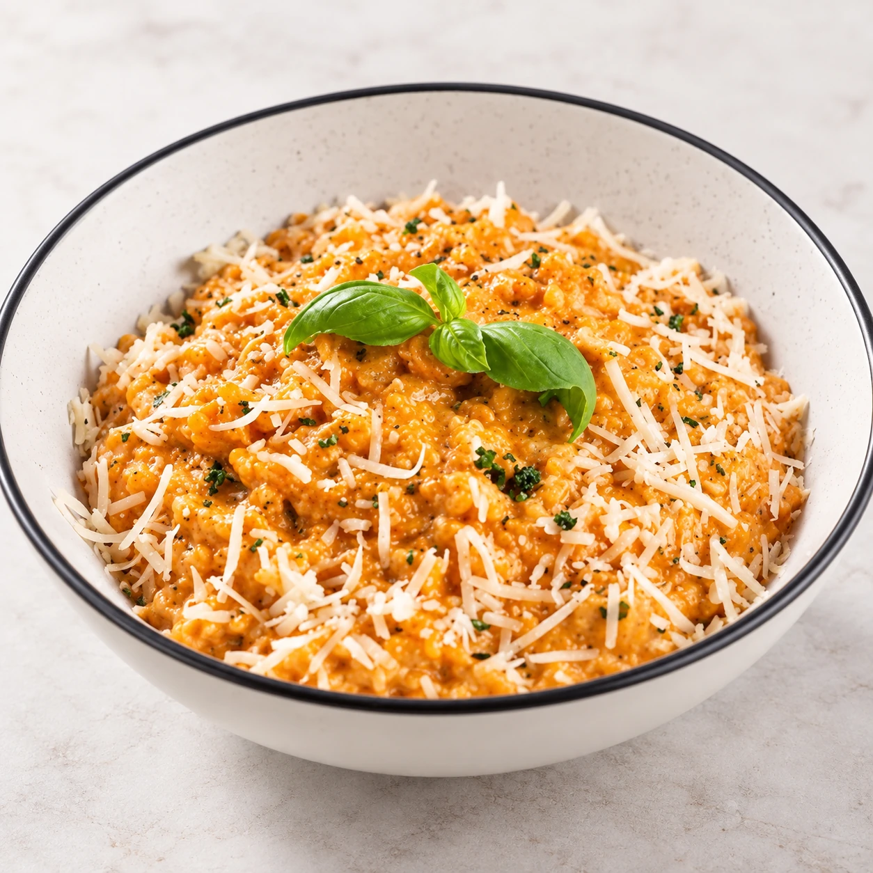 Tomato Risotto · Styled